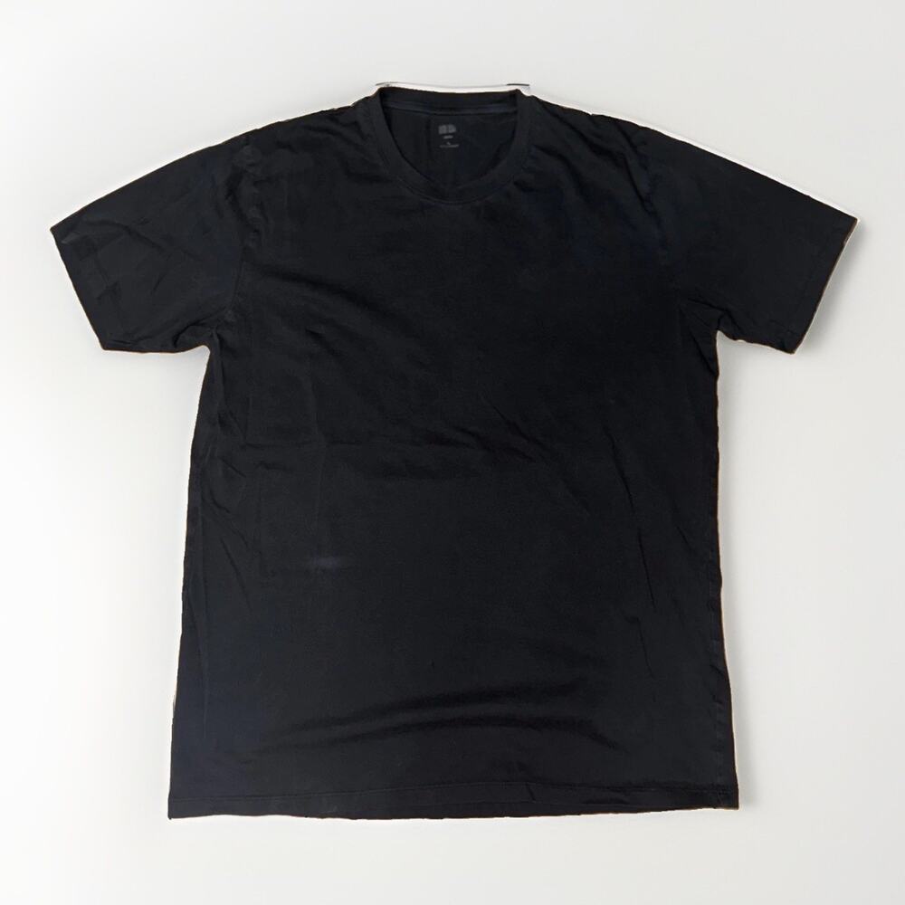 Uniqlo Men’s Crew T-Shirt Large Black 20x27